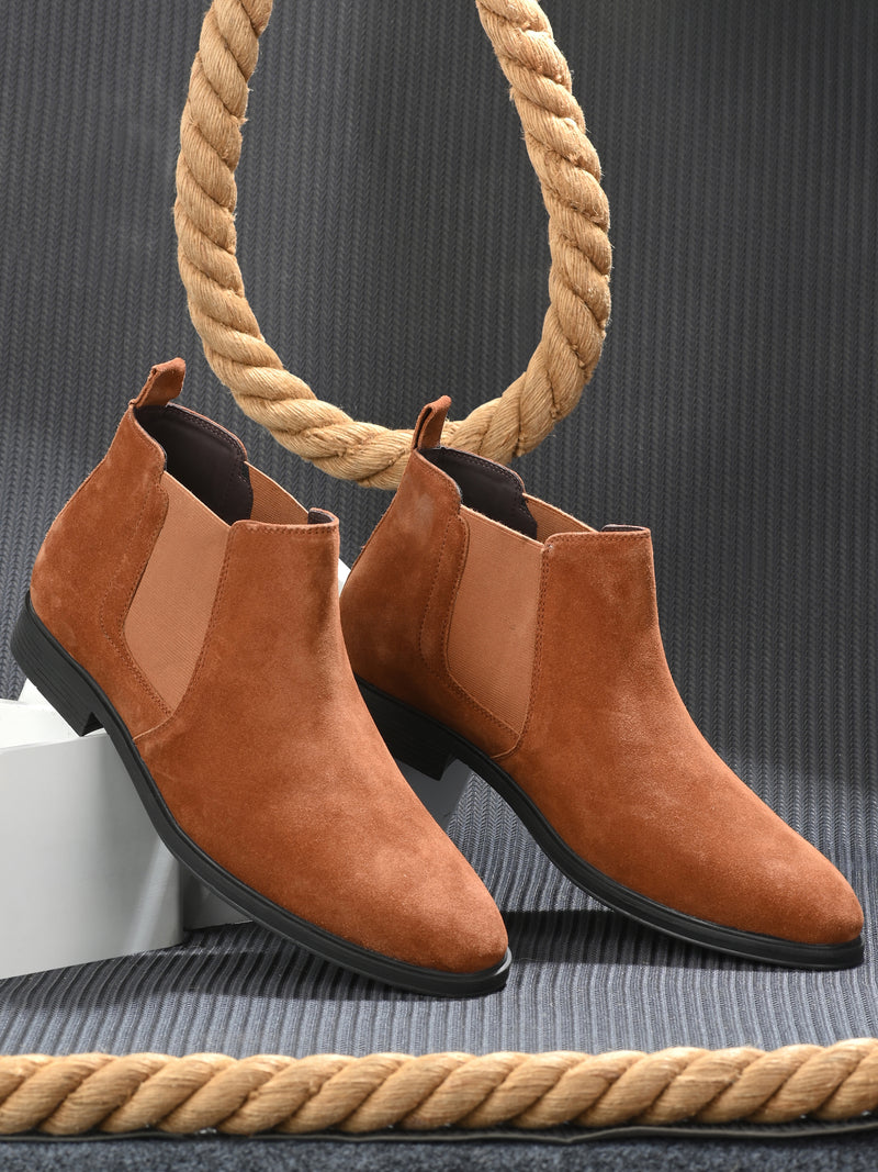Robust Rust Boots Sanfrissco