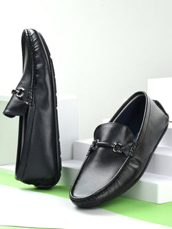 Raye Black Driving Loafers