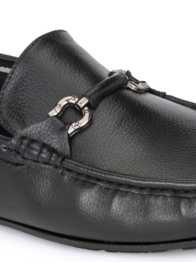 Raye Black Driving Loafers