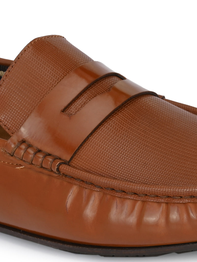 Orion Tan Casual Driving Loafers