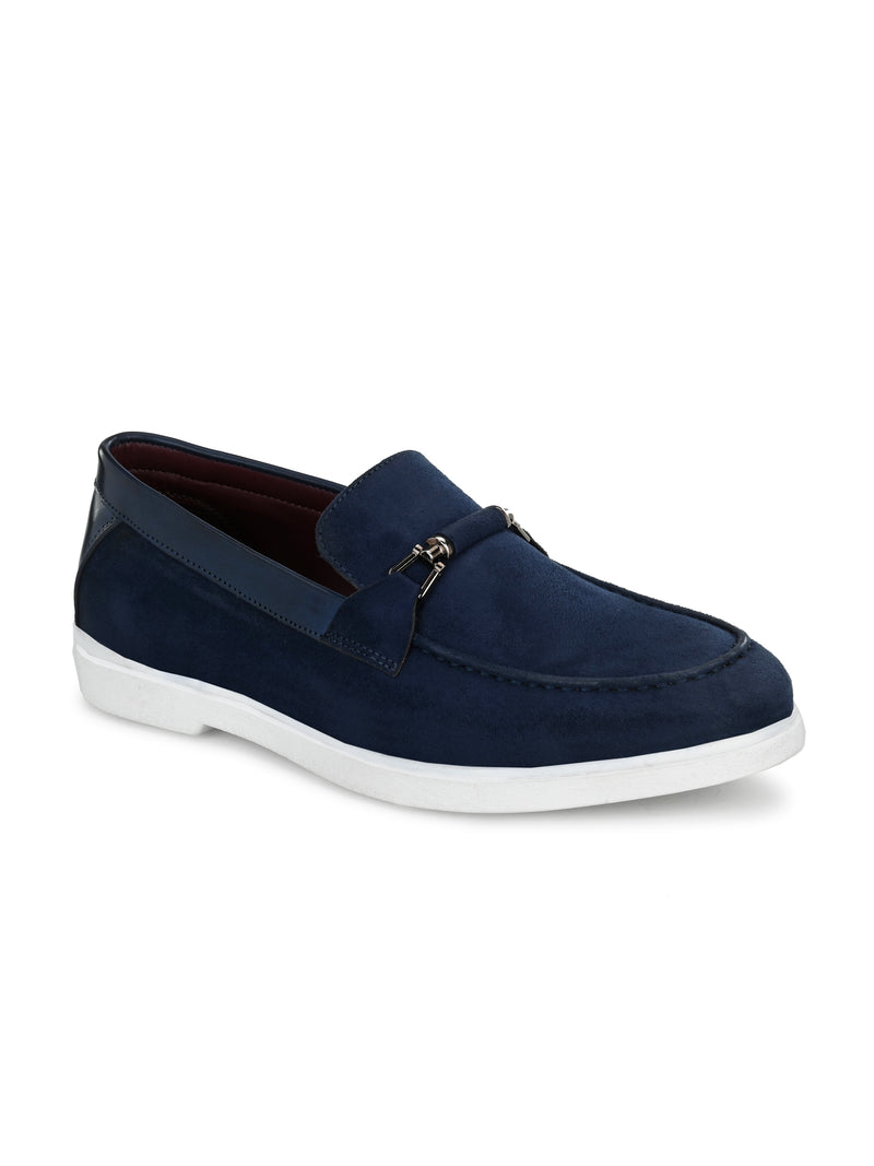 Saint Blue Buckle Penny Loafers