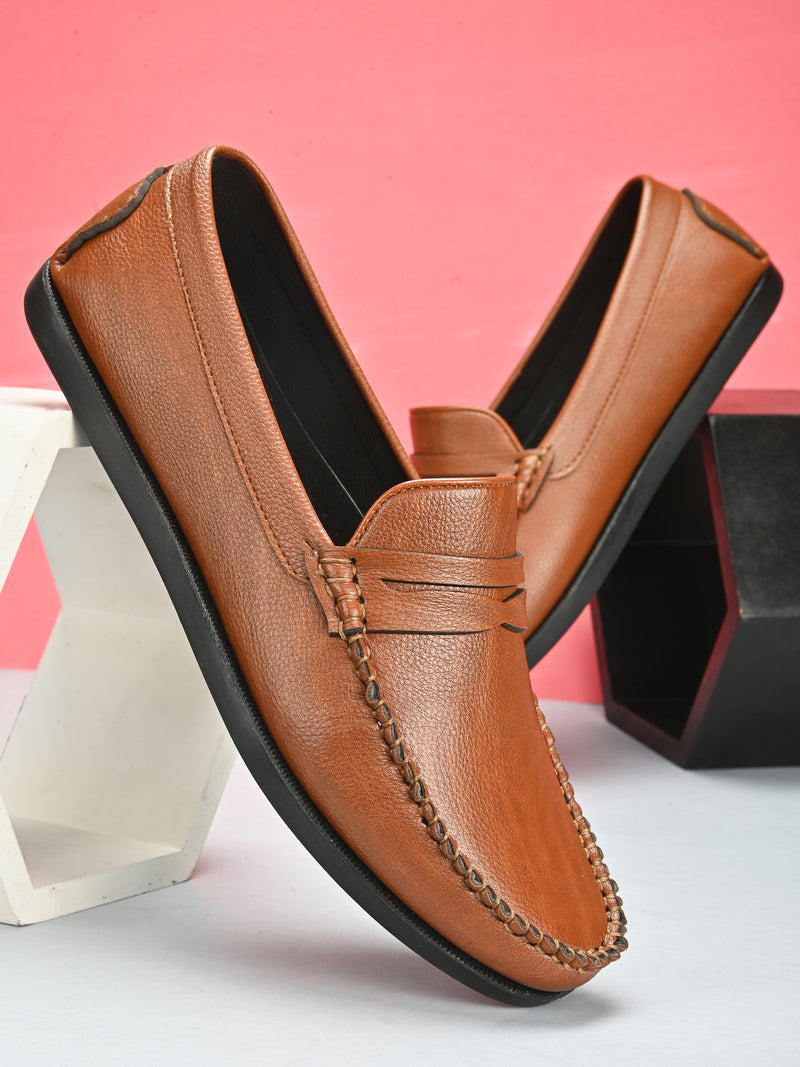 Niche Tan Penny Loafers