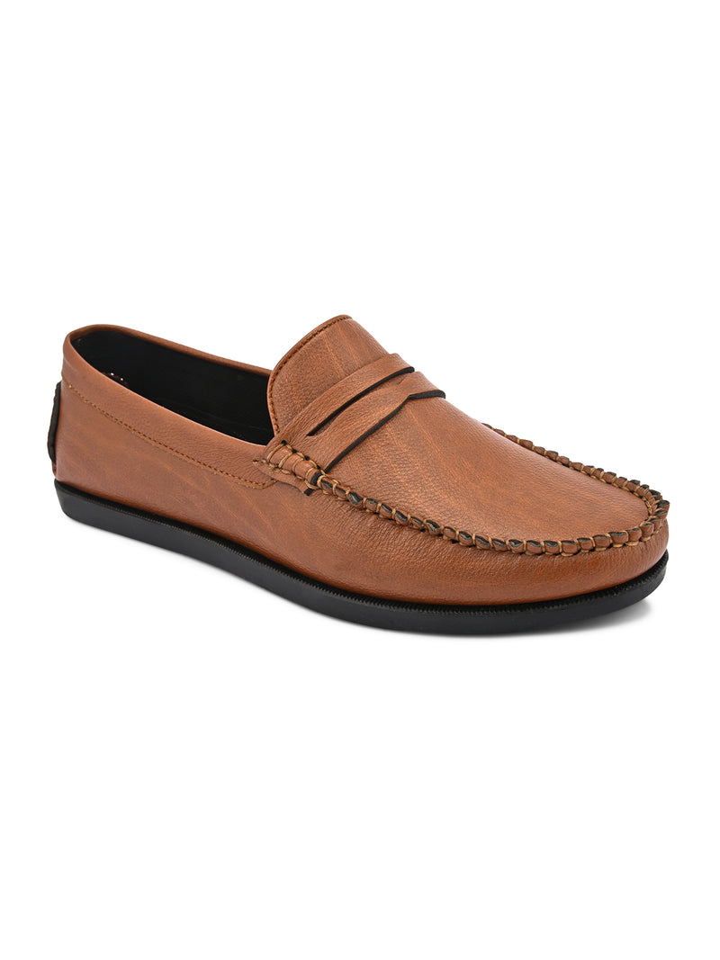Niche Tan Penny Loafers