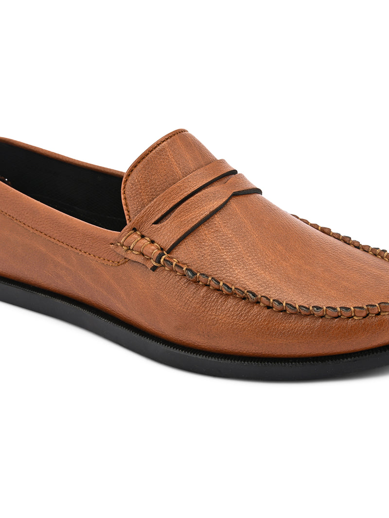 Niche Tan Penny Loafers