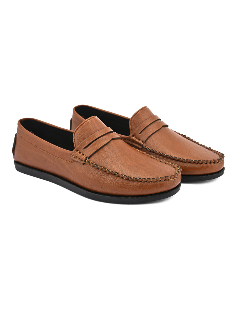 Niche Tan Penny Loafers