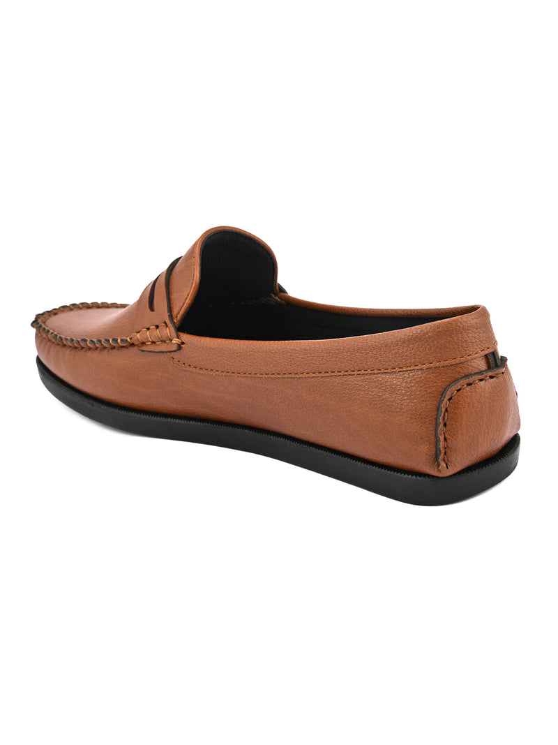 Niche Tan Penny Loafers