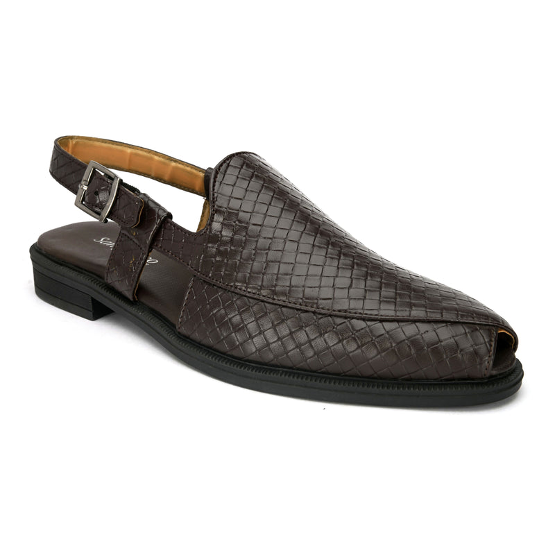 Joraah Brown Shoe-Style Sandals