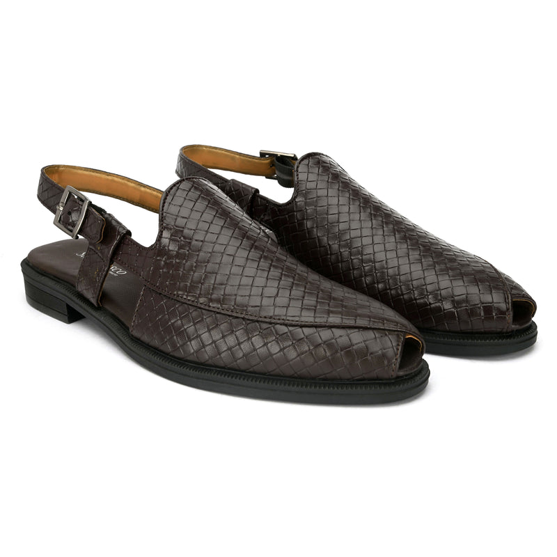 Joraah Brown Shoe-Style Sandals