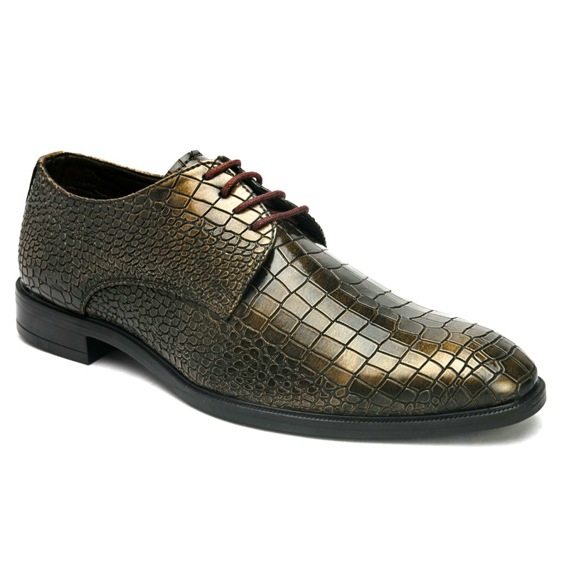 Venus Gold Derby Shoes