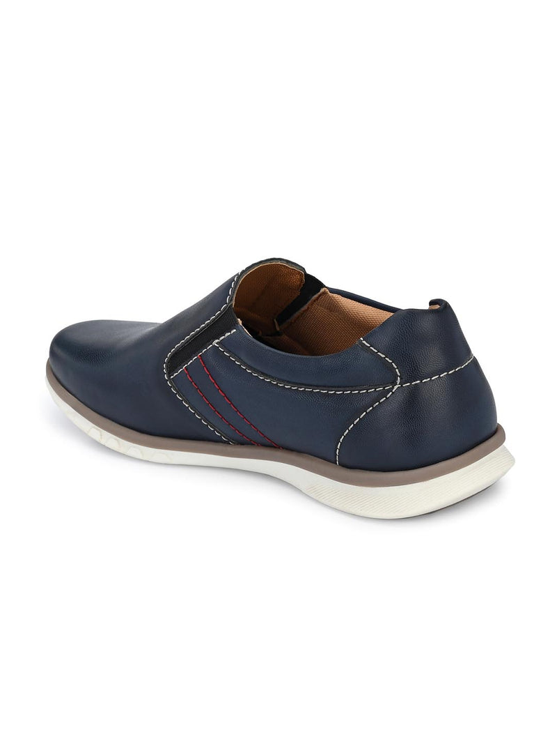 Space Blue Casual Slip-ons