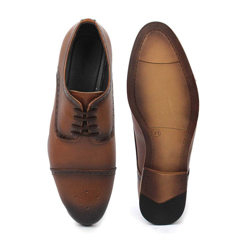 Tan Semi-Formal Brogues
