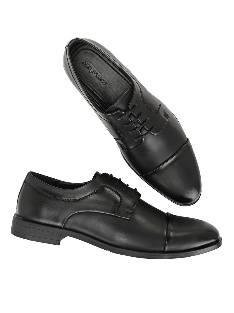 Commondo Black Oxford Shoes