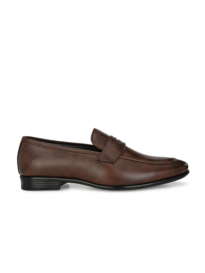 Pimp Brown Penny Loafers
