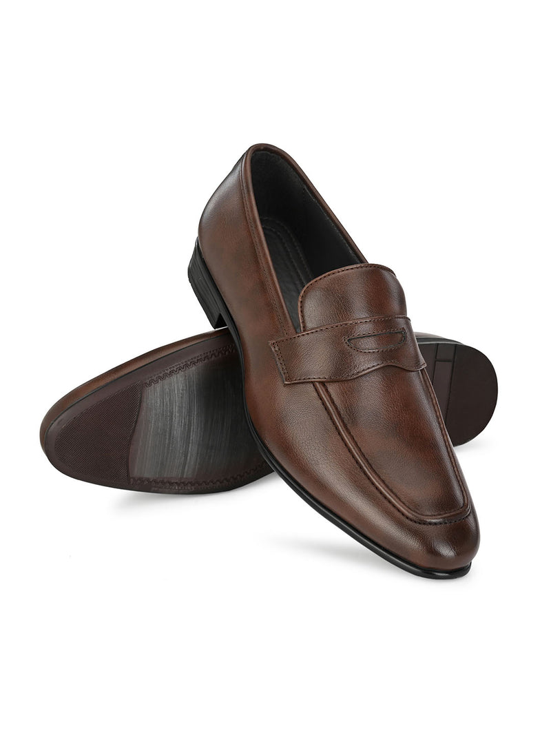 Pimp Brown Penny Loafers