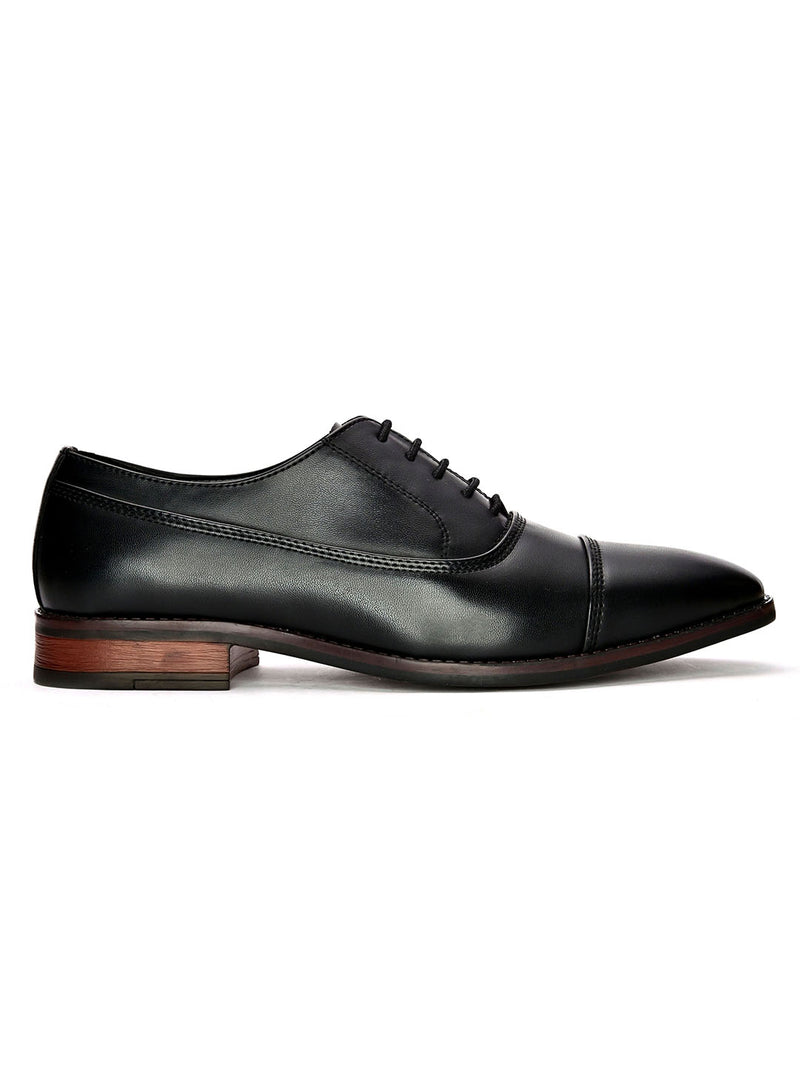 Trade Black Derby Shoes