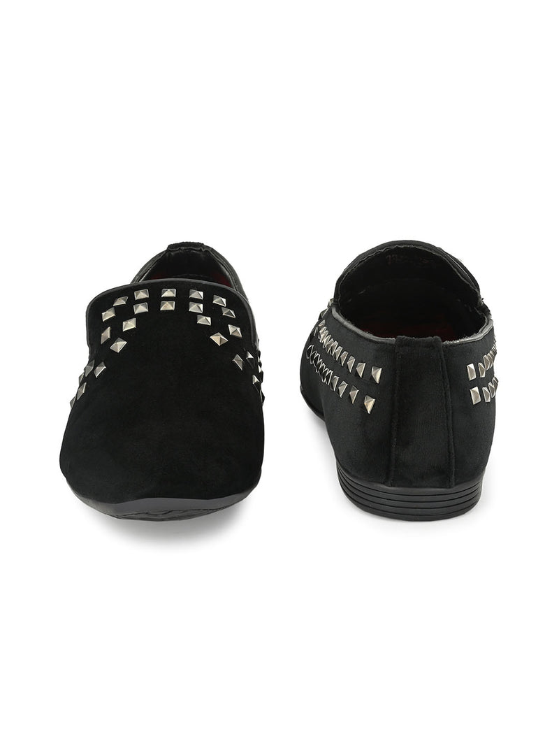 Rockstud Black Slip-ons