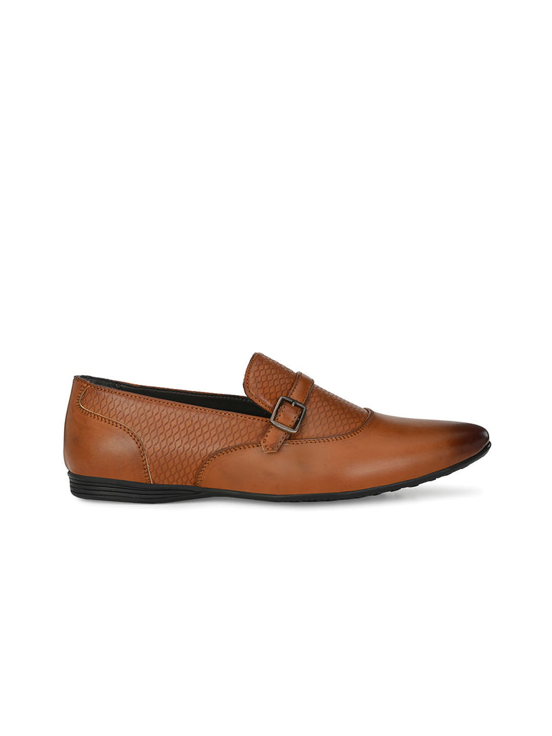 Boi Textured Moccasin with Buckle