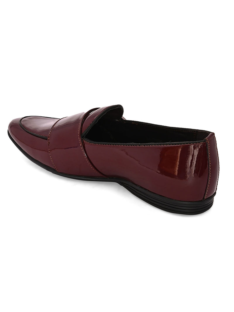 Crimson Patent Monk Shoes