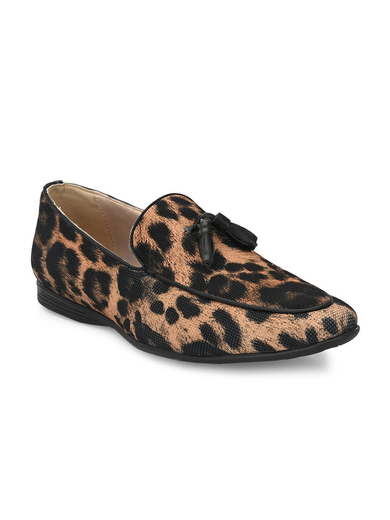 Leopard Print Loafers