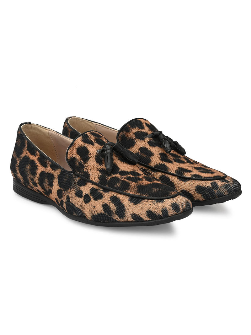 Leopard Print Loafers