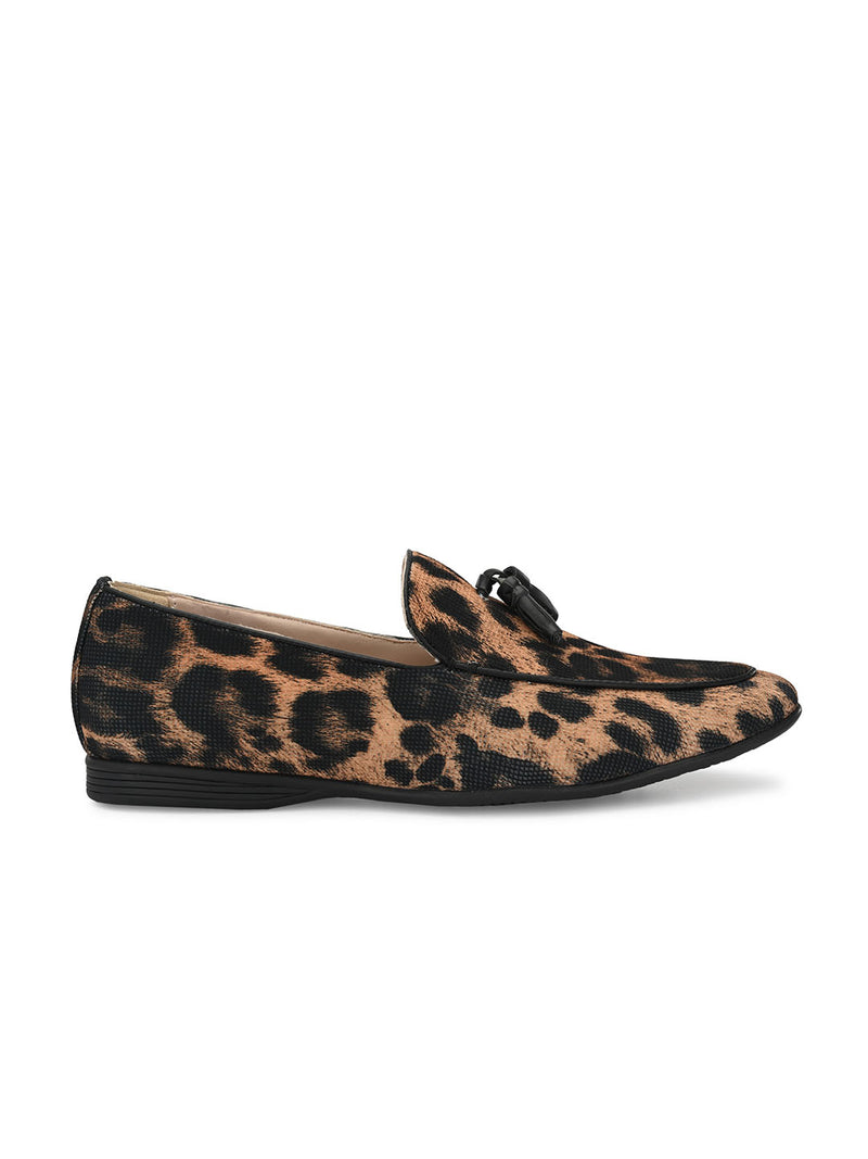 Leopard Print Loafers