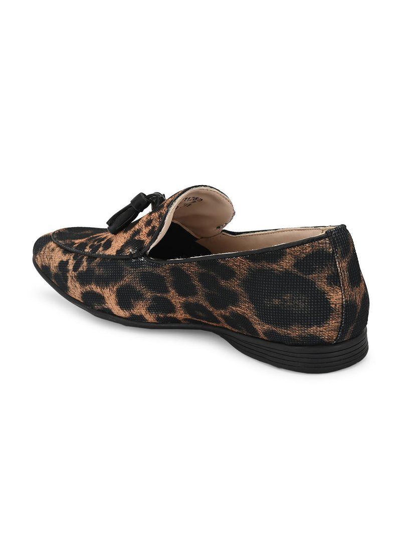 Leopard Print Loafers