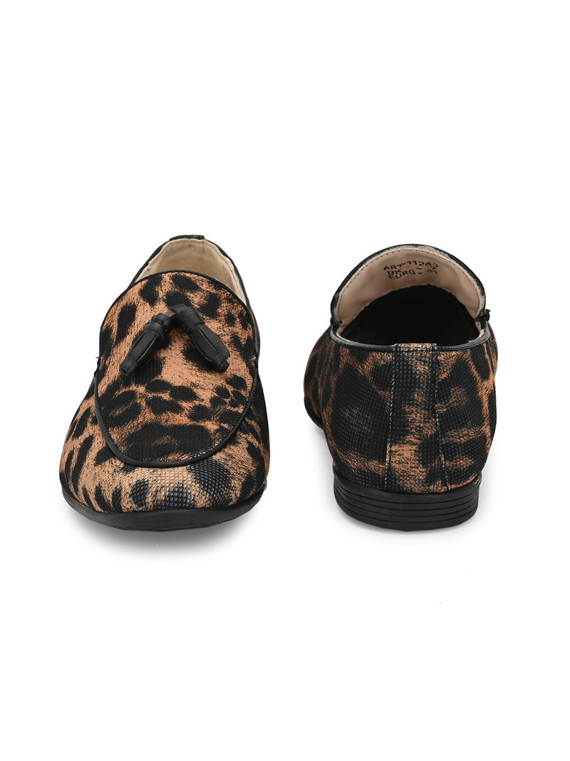 Leopard Print Loafers