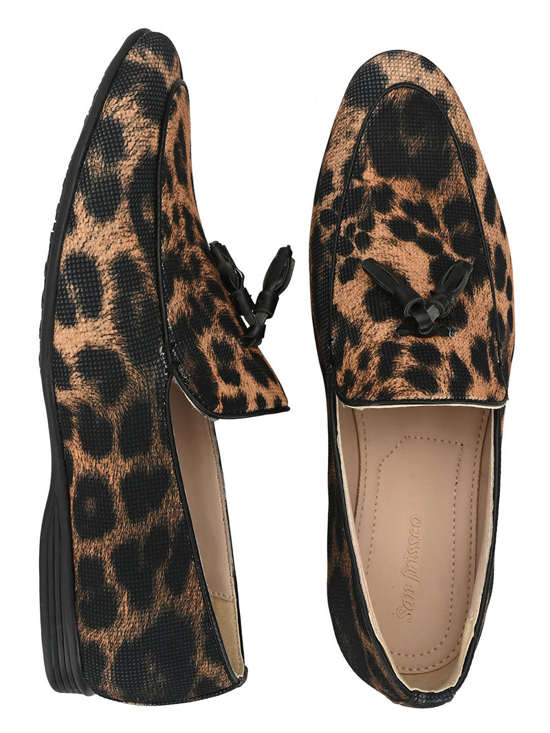 Leopard Print Loafers