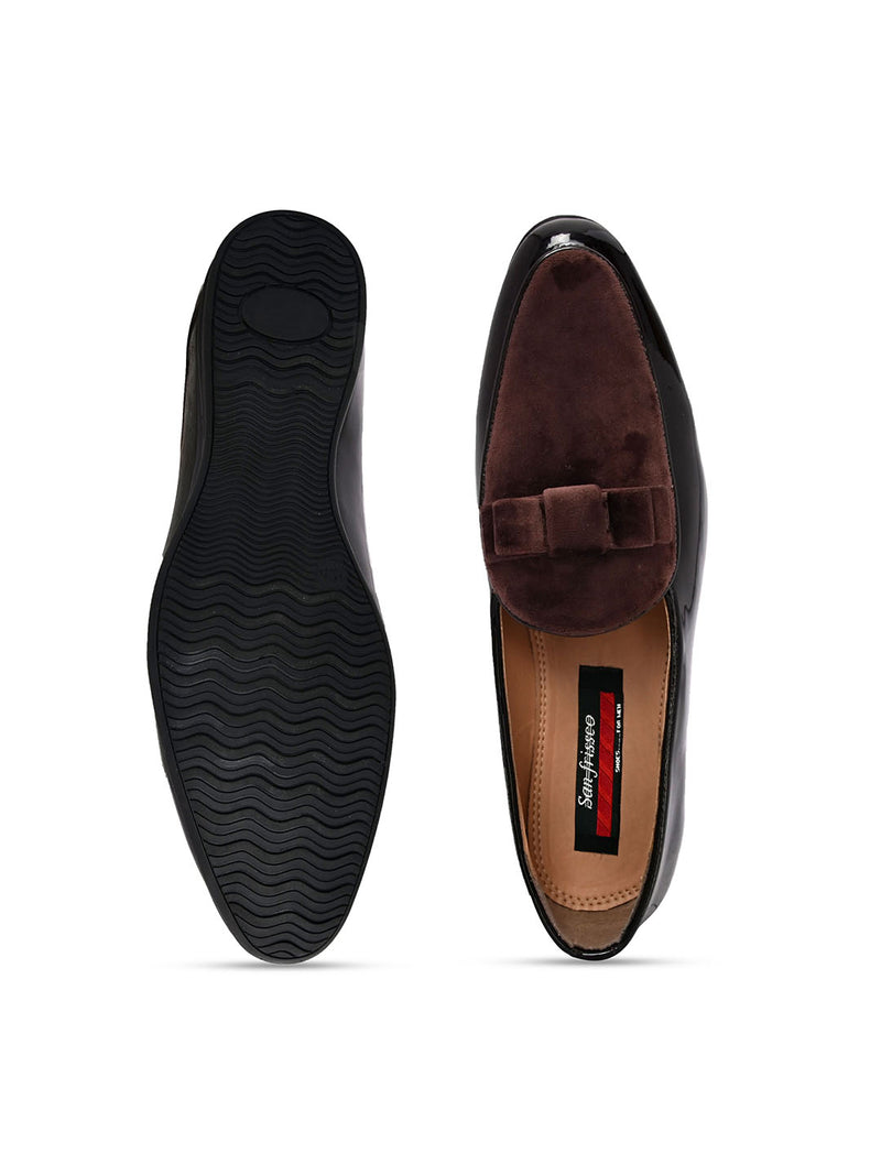 Icon Brown Formal Patent Loafers