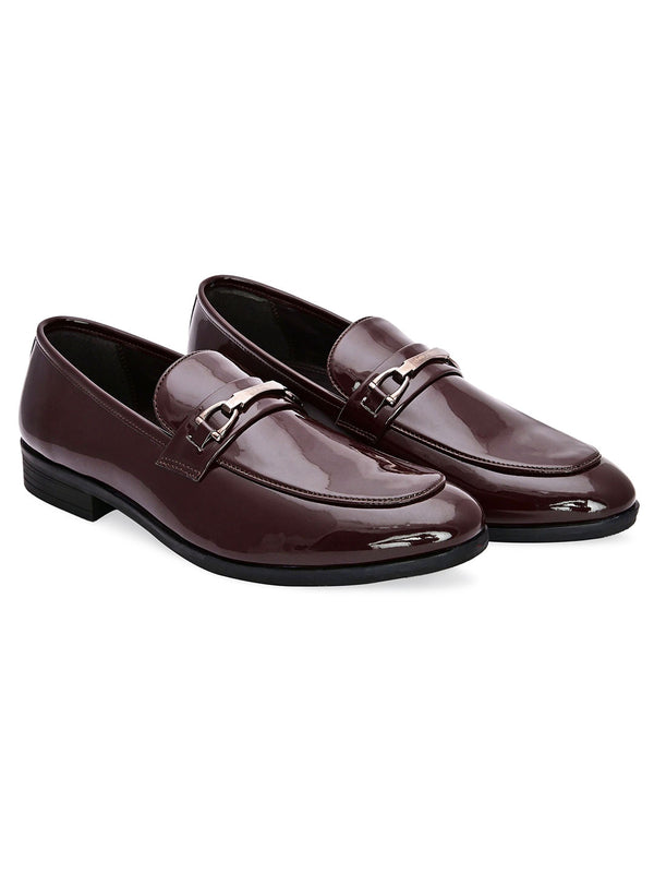 Sterling Brown Patent Loafers