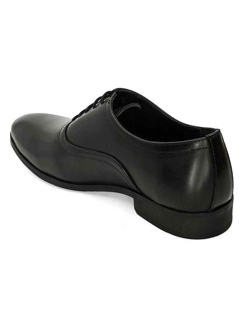 Buxom Black Derby Shoes
