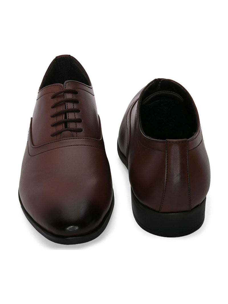 Buxom Brown Derby Shoes
