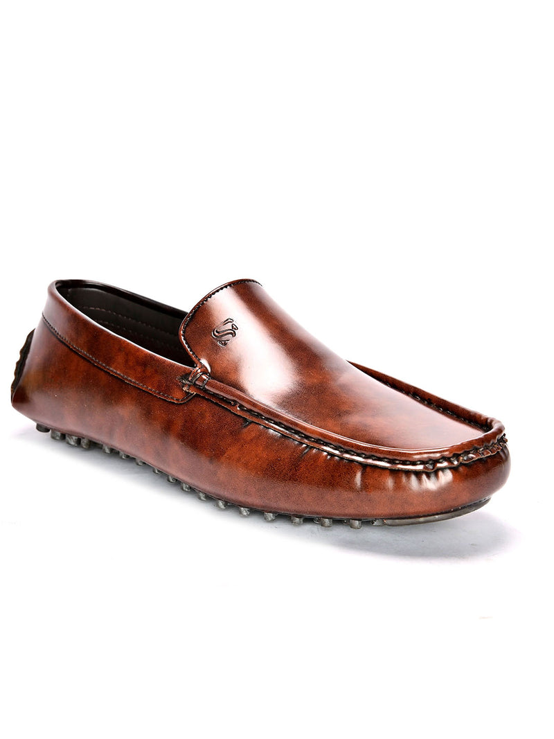 Soho Patent Tan Loafers