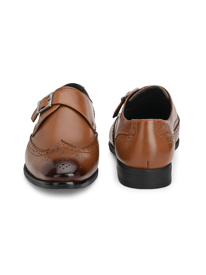 Dario Tan Single Monk Shoes
