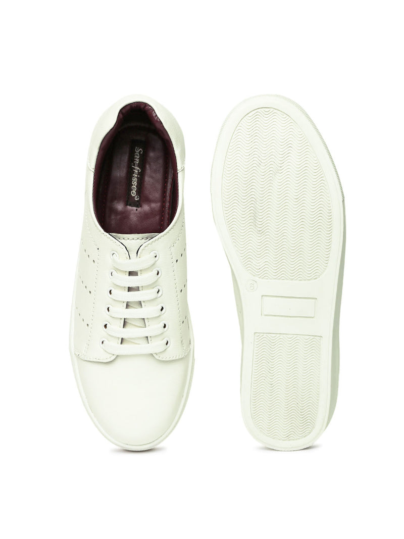 white Sneakers for denims