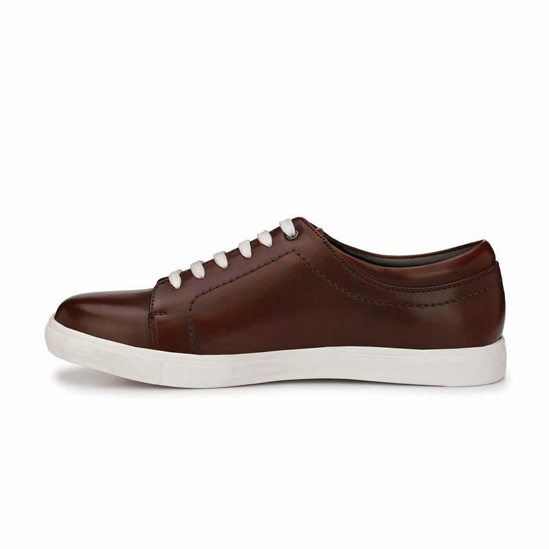 Tan Casual Lace-ups Sneakers