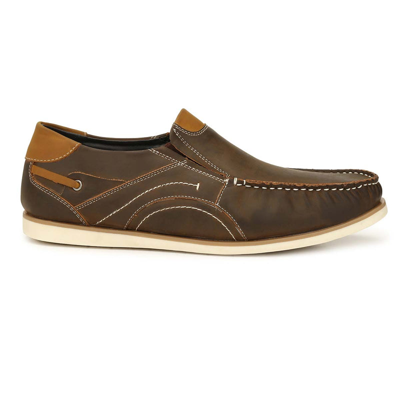 Brown Casual Driving Shoe