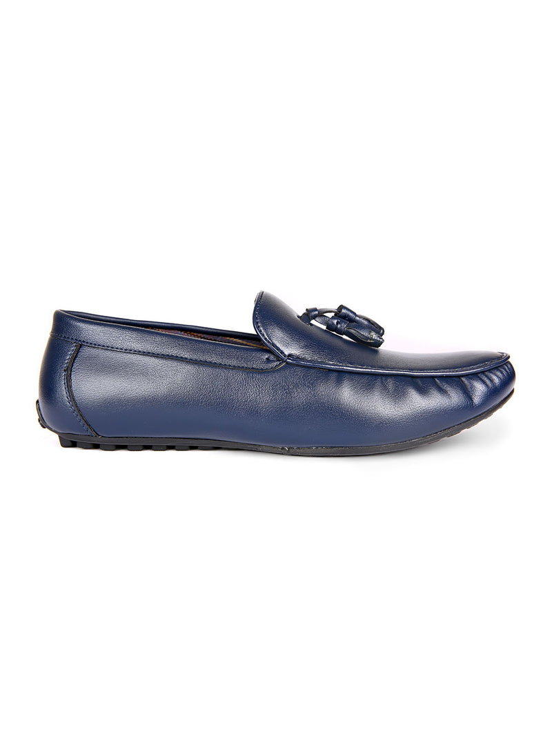 Royal Blue Tassel Loafers