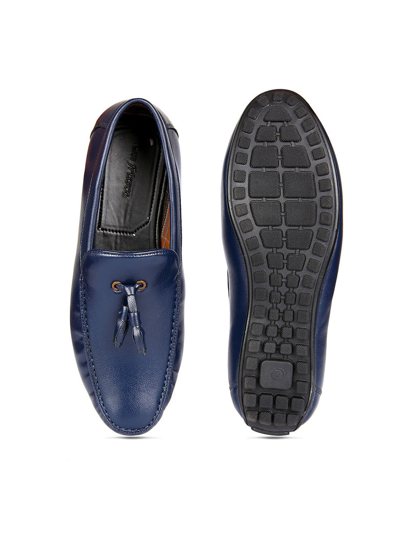 Royal Blue Tassel Loafers