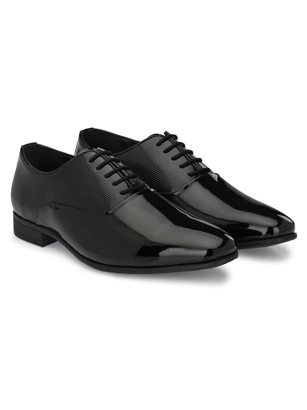 Roman Black Patent Oxfords