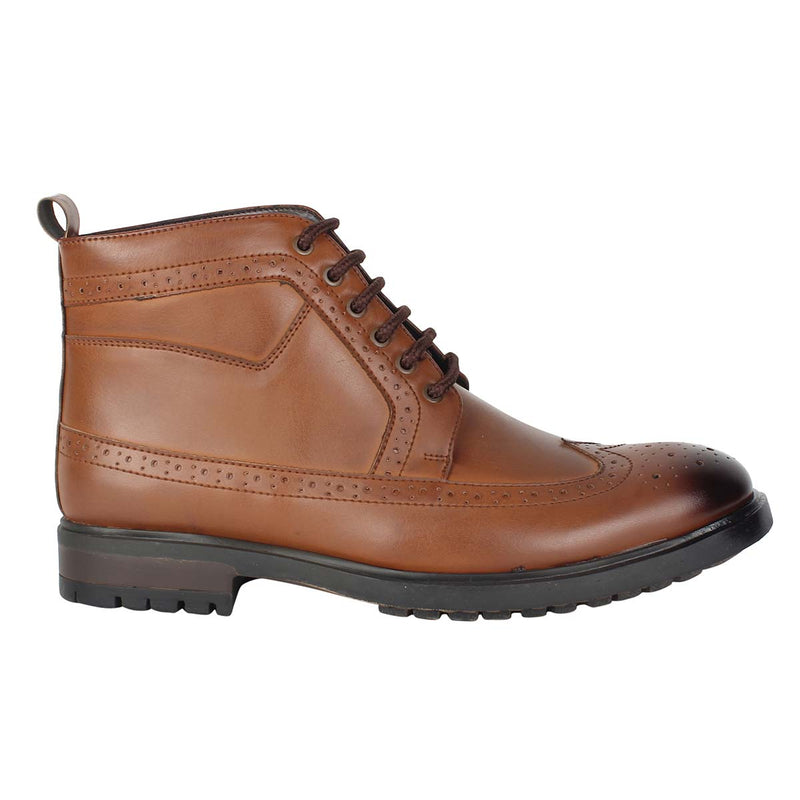 tan  Brogue Boots