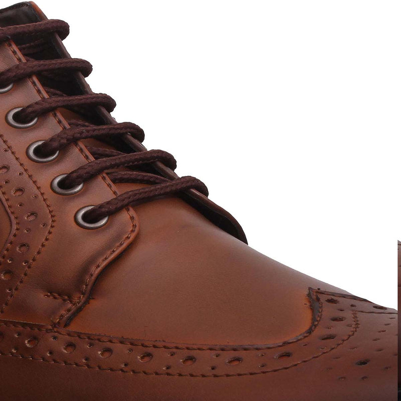 tan  Brogue Boots