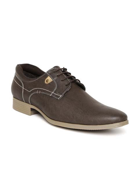 brown casual lace up