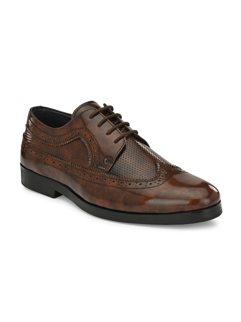 Macchiato Tan Formal Brogues