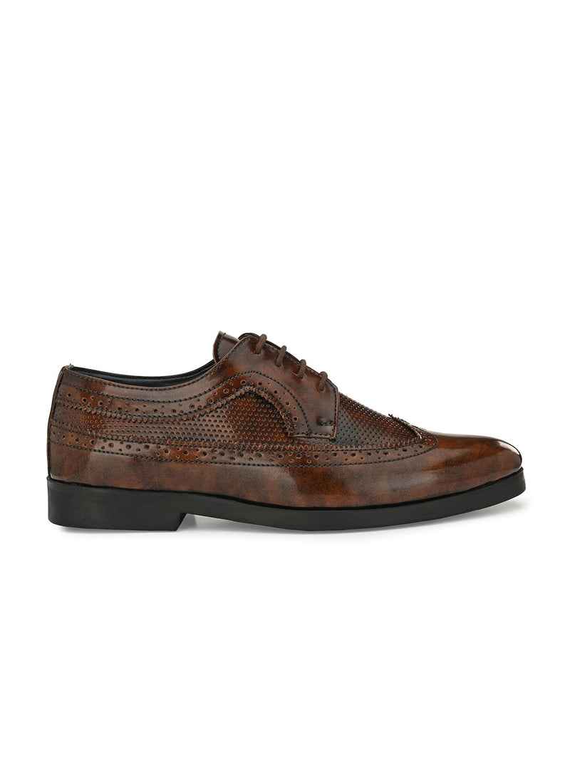 Macchiato Tan Formal Brogues