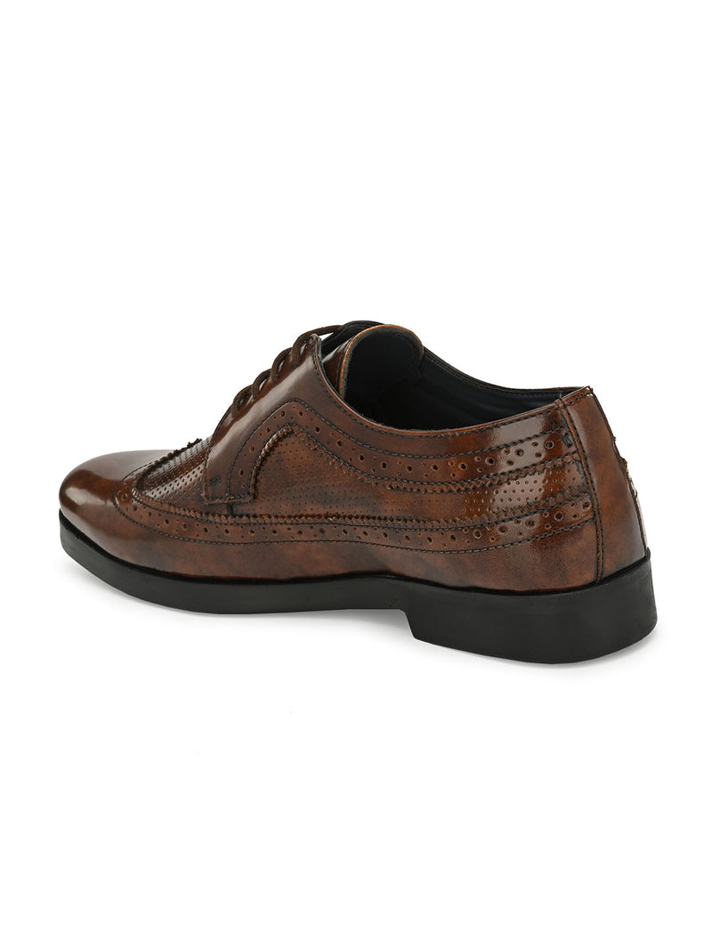 Macchiato Tan Formal Brogues