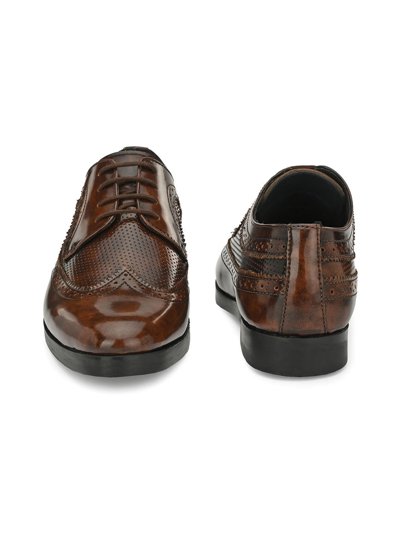 Macchiato Tan Formal Brogues