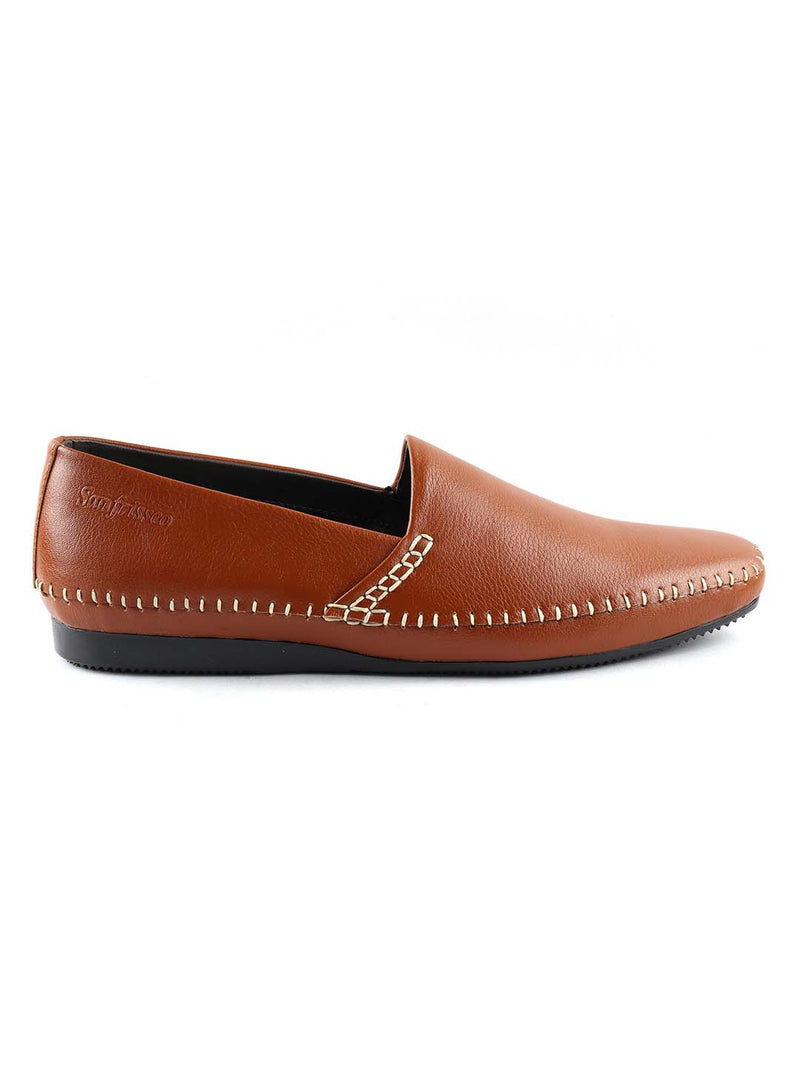 Tan Casual Loafers