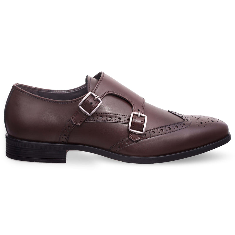 Brown Double Monk Brogues