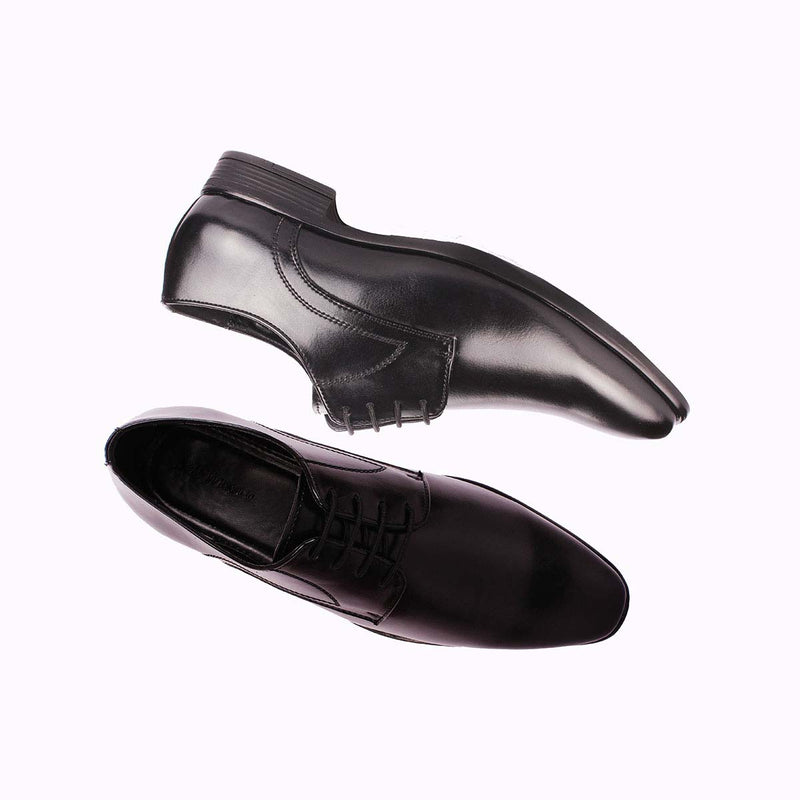 Black Patent Derby Shoes